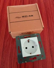 Power-Socket Module Outlet Glass-Panel Wall Safety WELAIK 220v 16a Diy-Parts EU A8EW