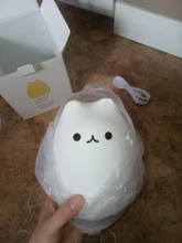 Ornaments Touch-Sensor Night-Lamp Desktop-Decor Baby Bedroom Battery/usb-Charge Silicone