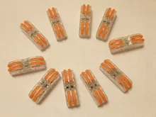 Cable-Connectors Splicing Push-In-Terminal-Block Mini Spl-2/3-212 Fast-Wire Compact Spring