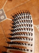 Huiyun-cepillo de pelo caliente para mujer, cerdas de jabalí, masajeador de cuero cabelludo, peine de nailon, pinceles de salón para desenredar, estilismo de peluquería