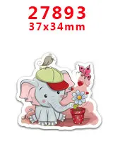 27893 30 шт мультяшный персонаж плоское украшение из смолы PR 27296 - Цвет: 27893