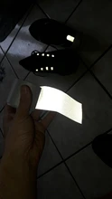 Tela de poliéster reflectante para ropa, 5cm de ancho, EN471