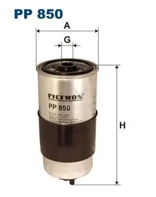 FILTRON PP 850 Фильтр топливный AUDI A4/A6/A80/A100/VW PASSAT-00/VOLVO 850/S70/S80 D/TD