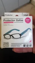 Juego de gafas de plástico para salón de belleza, Herramienta de Peinado de piernas desechables, coloración y tinte Fundas protectoras, 200 unidades