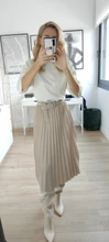 Pleated-Skirt Simplee Elegant 20-Color Fashion Women Belt A-Line British-Style with Autumn