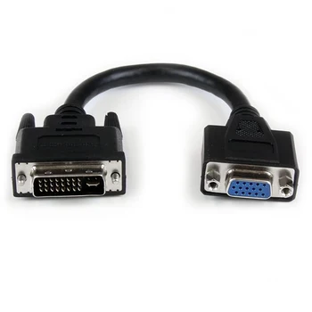 

Adapter cable DVI-I M 29 PIN to VGA F by 20 CM