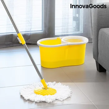 

InnovaGoods Double-Action Spinning Mop with Bucket