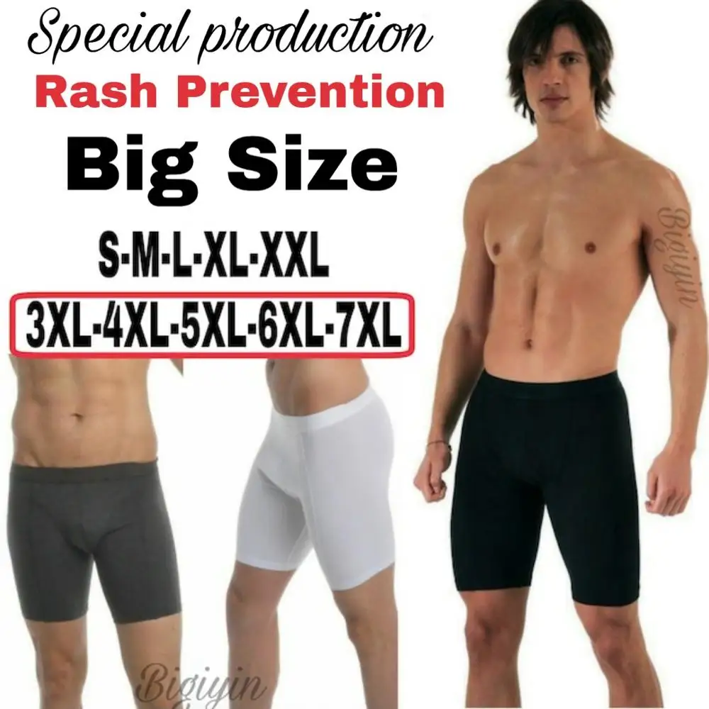 1 3 Pieces Male Boxer Rash Prevention Boxer No Rash Boxer Cotton Men's