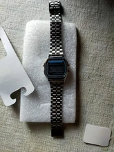 Reloj Digital de lujo para Hombre, pulsera de eslabones de acero inoxidable, de negocios, electrónico, a la moda