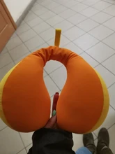 Cojín de aire para reposacabezas de coche en forma de U, soporte portátil de viaje para la cabeza para bebé, almohada para dormir en casa para cuello, regalo para niños