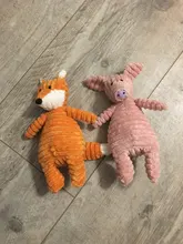 16 Animals Dog Chew Squeak Toys Giraffe Fleece Rope Interative Toy Plush Puppy Deer 