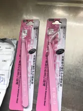 Pinzas rectas y curvadas de acero inoxidable para extensiones de pestañas, gran oferta, 2 uds., 2020