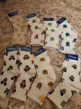 Disney Girl-Calcetines de algodón con dibujos de animales para mujer, medias divertidas de tubo para adultos