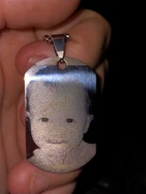 Nextvance-Collar personalizado de acero inoxidable para hombre y mujer, Grabado libre con foto y nombre en 3 colores, regalo de San Valentín