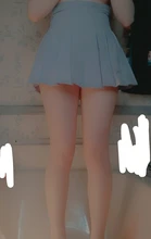 Falda negra de cintura alta para mujer, Falda plisada corta, antideslumbrante, púrpura, 2020