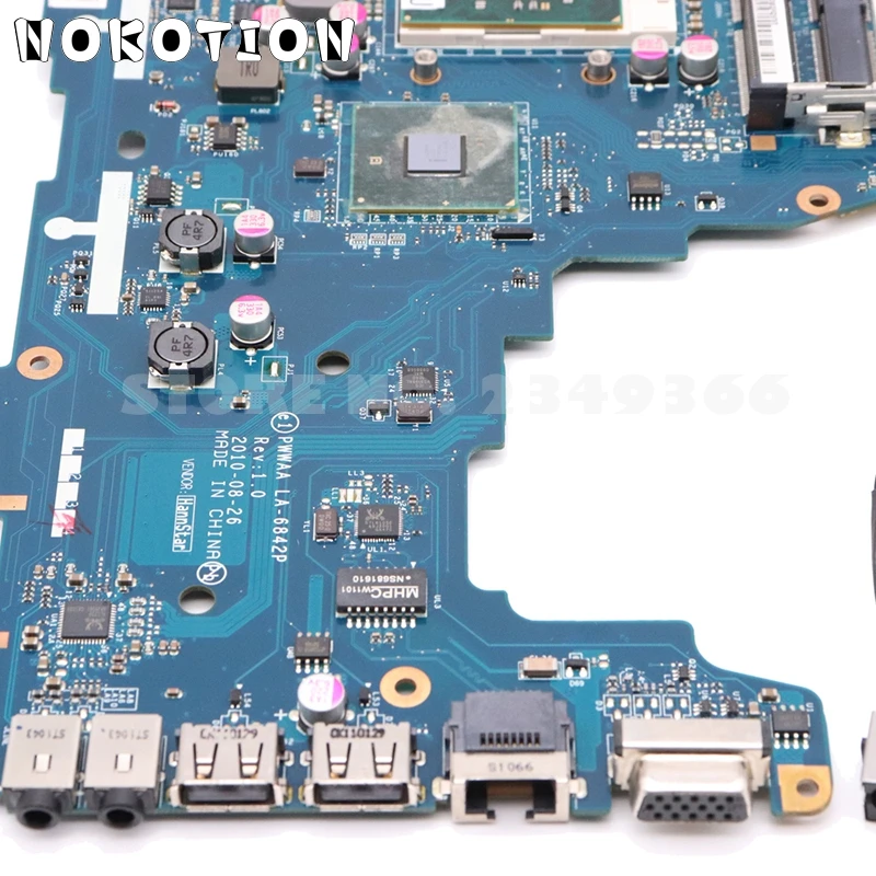 NOKOTION K000111440 основная плата для Toshiba Satellite C660 C660-1F1 материнская плата для ноутбука HM55 DDR3 PWWAA LA-6842P Бесплатный процессор