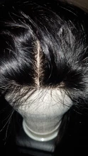 Alisky-extensiones de pelo brasileñas con encaje hd, accesorio capilar liso con cierre Frontal de malla, 4x4