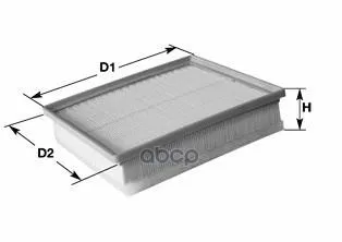 Фильтр Воздушный Citroen: C5 04-, C5 Break 04- Peugeot: 407 04- Clean filters арт. MA3067