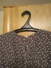 Women Summer Spring-Dress Vestidos A-Line Long-Sleeve Dot Print Midi Chiffon S.FLAVOR