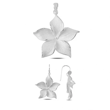 

Silver 925 Sterling Jasmine Flower Set