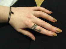 Cool-Rings Halloween Gothic Vintage Anillo Bijoux Deep-Sea-Squid Hombre