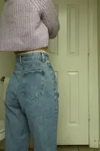 Pantalones de pierna ancha con encaje plisado para mujer, Vaqueros Vintage, ropa informal holgada de cintura alta, estilo coreano, 2XL, BF