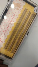 Pestañas postizas pop Coreano cola de pez, dos largas, cortas, para Injerto de plantas, novedad, venta al por mayor