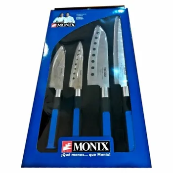 

Set 4 Knives Monix Japanese Solid Plus