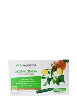 

Arkofluido quemagrasa 20 ampoules Arkopharma quemagrases concentrated triple action 20 ampoules