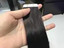 Human-Hair-Extensions Tape Skin Weft Remy-Hair Straight Double-Sided Bigsophy 24-26inch