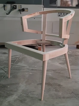 

Armchair dining room, MarcoSallis, wood, beech, modern, frame, made in Spain