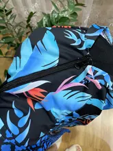 Bañador estampado de flores para mujer, una pieza, monokini, manga larga, traje de baño para surfear