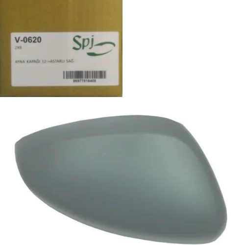 RIGHT EXTERIOR REAR VIEW MIRROR COVER 208 2008 C4 CACTUS C3 IV 2012