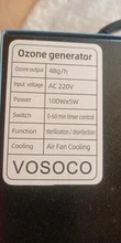 Generador de Ozono de 60 g/h, purificador de aire, desinfección, esterilización, elimina el olor, ozonizador O3, 48g, 110V