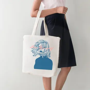 

Angemiel Bag Love Lady Lady Simple Tote Shopping Beach Bag