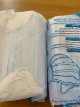 Mascarilla de protección contra el polvo de 3 capas, mascarilla desechable con sujeción para las orejas, mascarilla de seguridad antipolvo con filtro