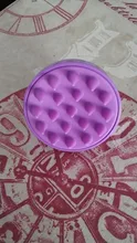 Cabezal de silicona para limpieza, cuidado del cabello, peine para masaje del cuero cabelludo, cepillo de ducha, Spa, champú anticaspa
