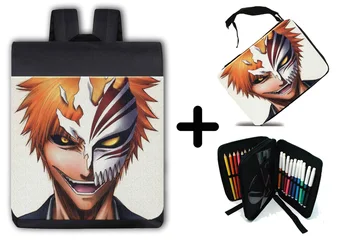 

PACK BACKPACK AND SOFT CASE SERIES ANIME BLEACH ICHIGO school