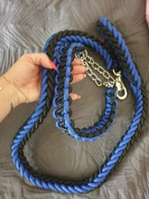 Large Dog Collar-Set Traction-Rope Leashes P-Chain Metal for Big Buckle