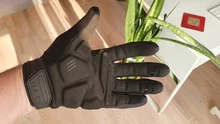 ROCKBROS-guantes de ciclismo a prueba de viento para otoño e invierno, guantes deportivos antigolpes transpirables con pantalla táctil SBR para bicicleta de montaña