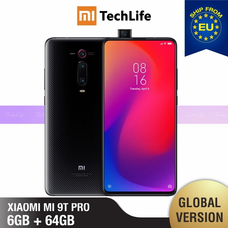 Глобальная версия Xiaomi Mi 9T PRO 64 Гб ROM 6 Гб RAM(Совершенно новая/запечатанная) mi 9t pro, mi9tpro, mi 9t, mi9t, mi 9, mi9 - Цвет: Carbon Black 64GB