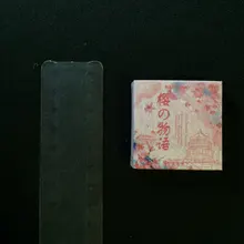 Mohamm-planificador de flores de cerezo japonés, diario de flores, decoración de papel, pegatinas Kawaii pequeñas, diario de álbum de recortes