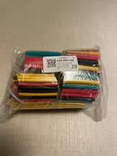 328 Uds aislamiento de poliolefina tubo aislante termoencogible envoltura de alambre Cable manga caliente de envoltura de alambre de Tubo termorretráctil