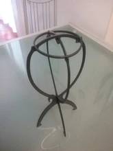 Soporte plegable portátil para pelucas, soporte para peluca, accesorios para el cabello, color negro, estable, # y30