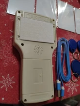 10 Frecuencia de lector de RFID escritor copiadora duplicador IC/identificación con Cable USB para Cable de 125Khz a 13,56 Mhz tarjetas pantalla LCD duplicador