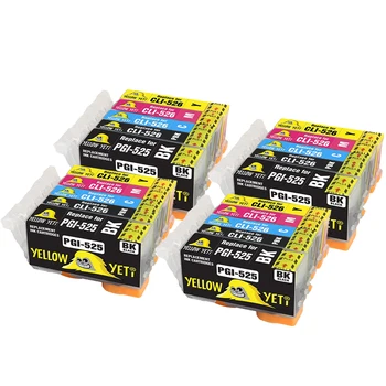 

20pcs Ink Cartridge PGI-525 CLI-526 PGI526 CLI526 Compatible for Canon Pixma MG5150 MG6220 MG5250 MG5300 IP4850 IP4950 Printer