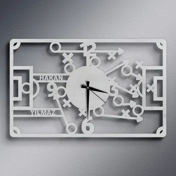 

Personalized Tactical Board Wood Wall Clock-2