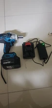 Impact-Wrench Lithium-Ion-Battery Cordless Electric Rechargeable 18V with Two-18v-4.0ah
