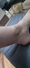 Tobillera de acero inoxidable para hombre y mujer, pulsera de tobillo Multicolor esmaltada en el pie, cadena de eslabones para piernas, joyería de 23cm ,1 ud., 2021
