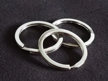 Anillos de gancho de Metal de 1,5x25mm para fabricación de llaveros, 20 Uds. Tecla dividida, joyería hecha a mano, conectores, accesorios de alta calidad
